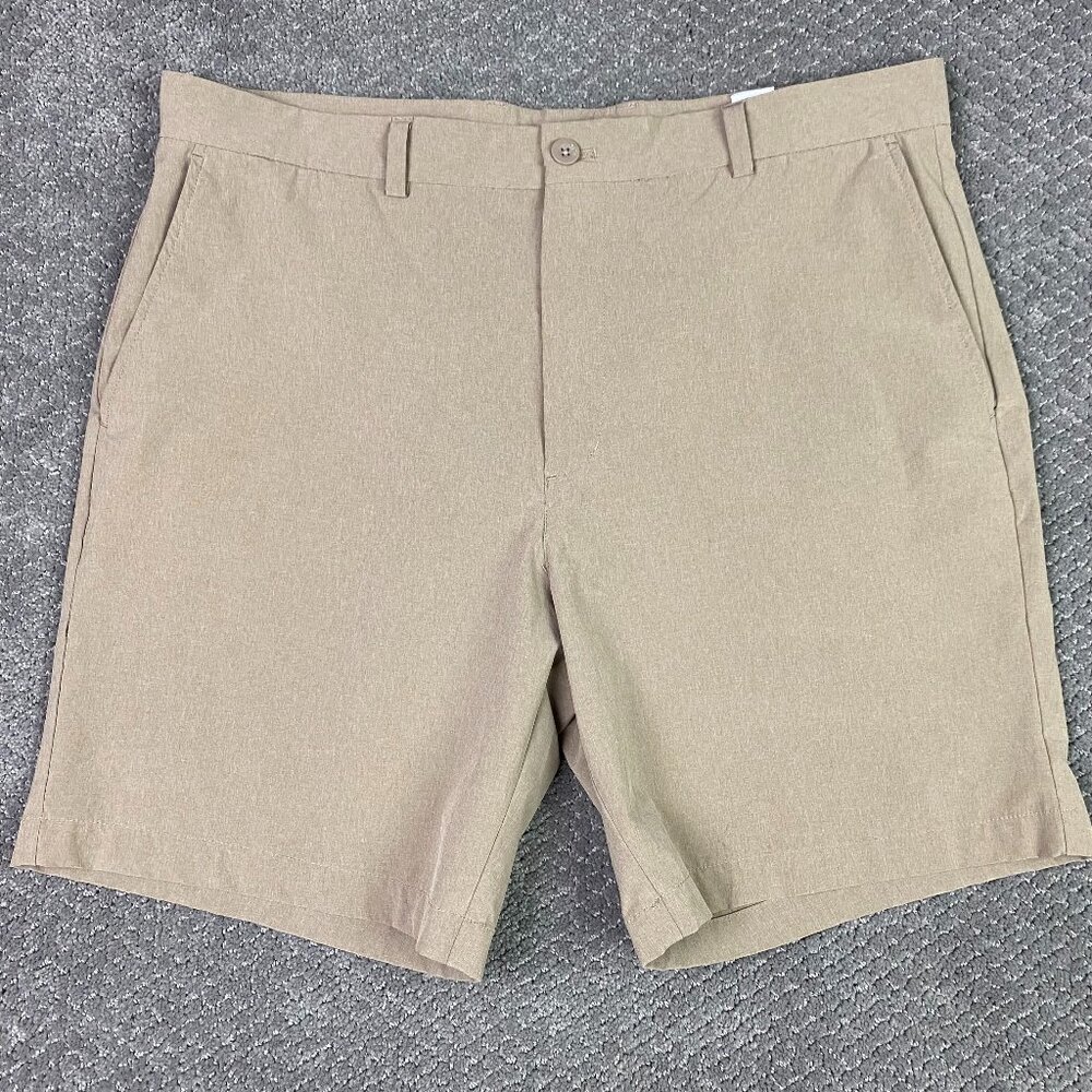 Vineyard Vines Performance Breaker Shorts Men's 38 Brown Khaki golf Chino